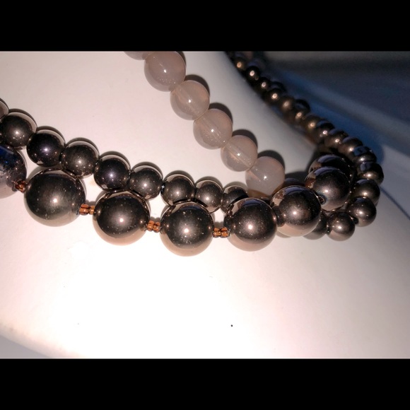Triple Strand “Pearlisque” Necklace - Picture 7 of 10